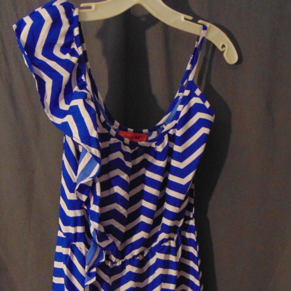 NW Envy Me Striped off the Shoulder Blouse Sz Med